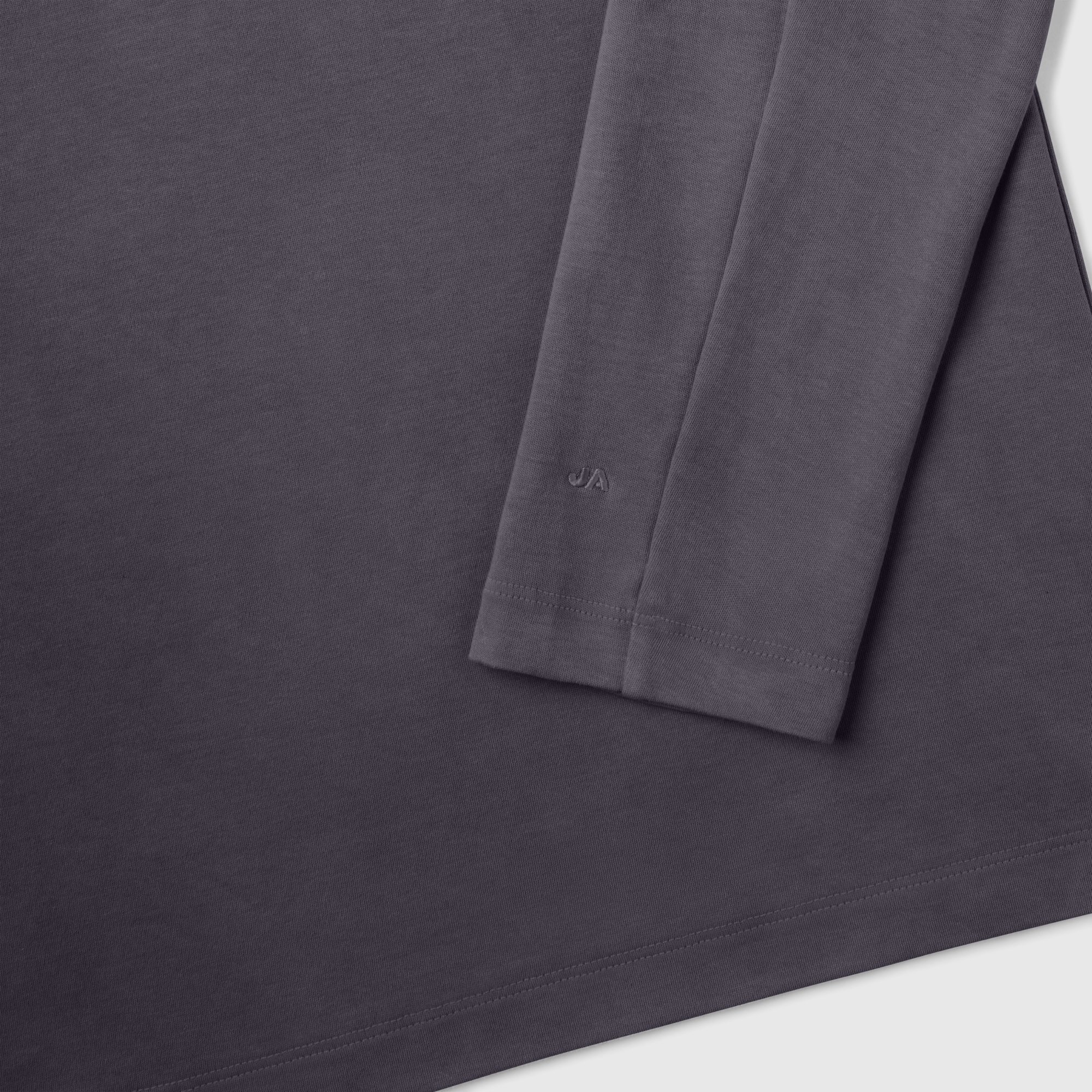 Precision Long Sleeve Tee -- Charcoal Gray