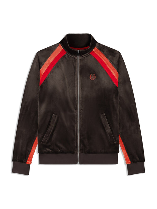 Banda Velour Track Jacket- Mulch