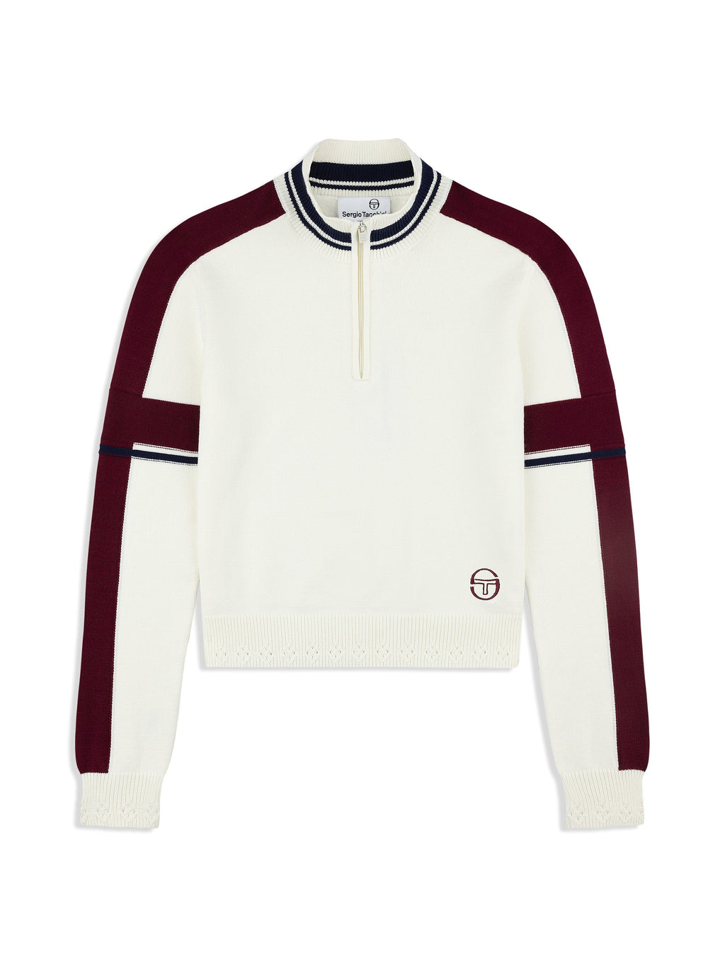 Nota Knit Quarter Zip- Gardenia