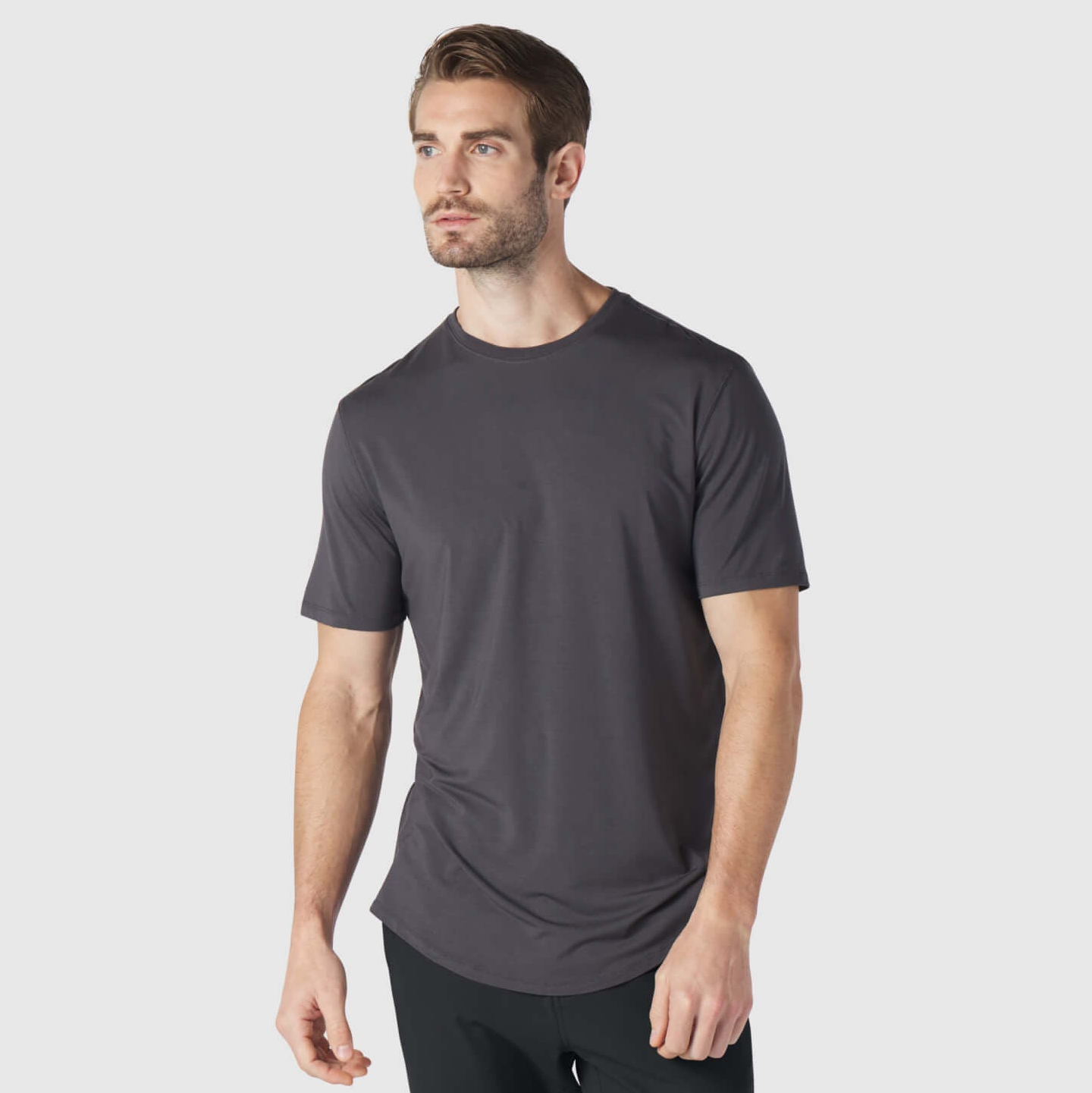 Anytime Tee -- Charcoal Gray