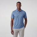 Clubhouse Performance Polo -- Bering Sea Gridline