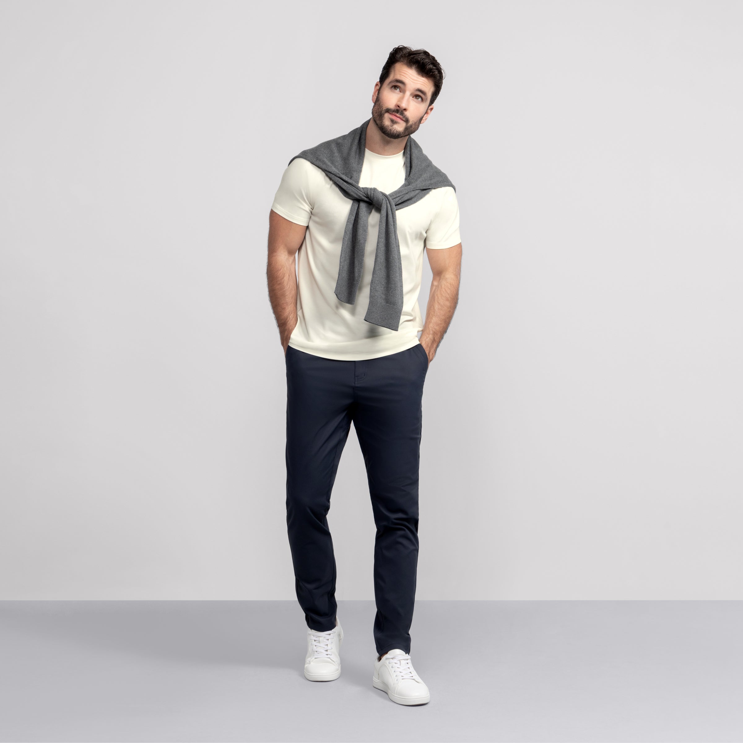 Jetsetter Tee -- Ecru