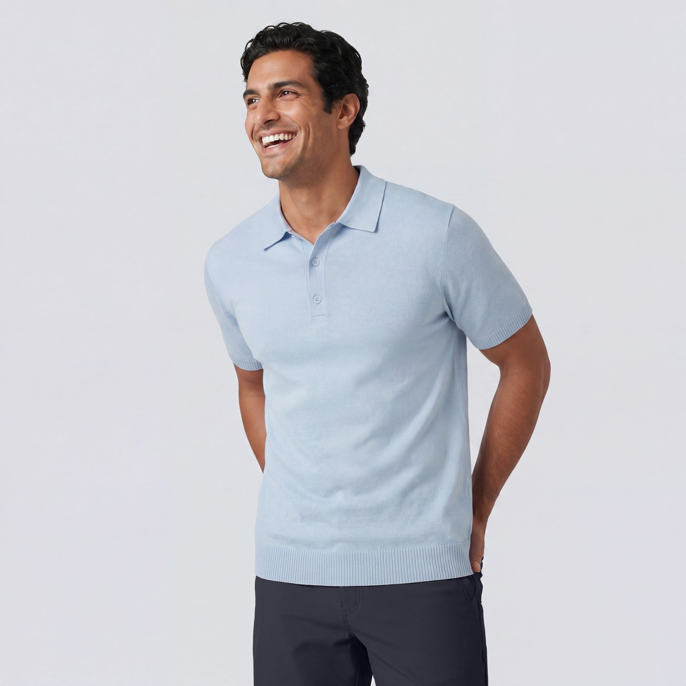 Legacy Resort Polo -- Mist Blue