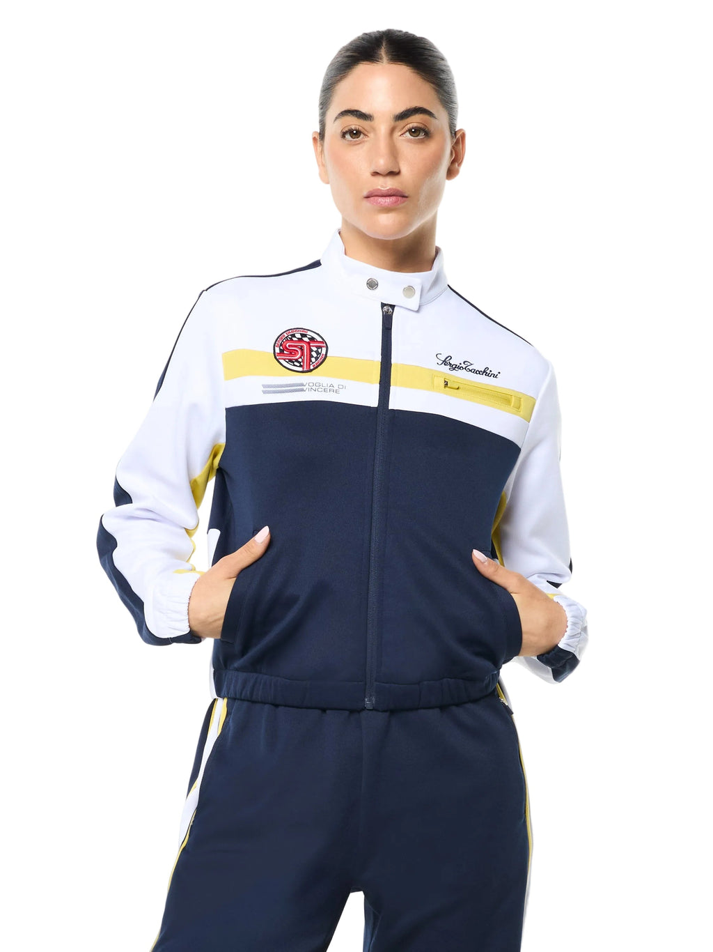 Women's Corsa Track Jacket- Maritime Blue