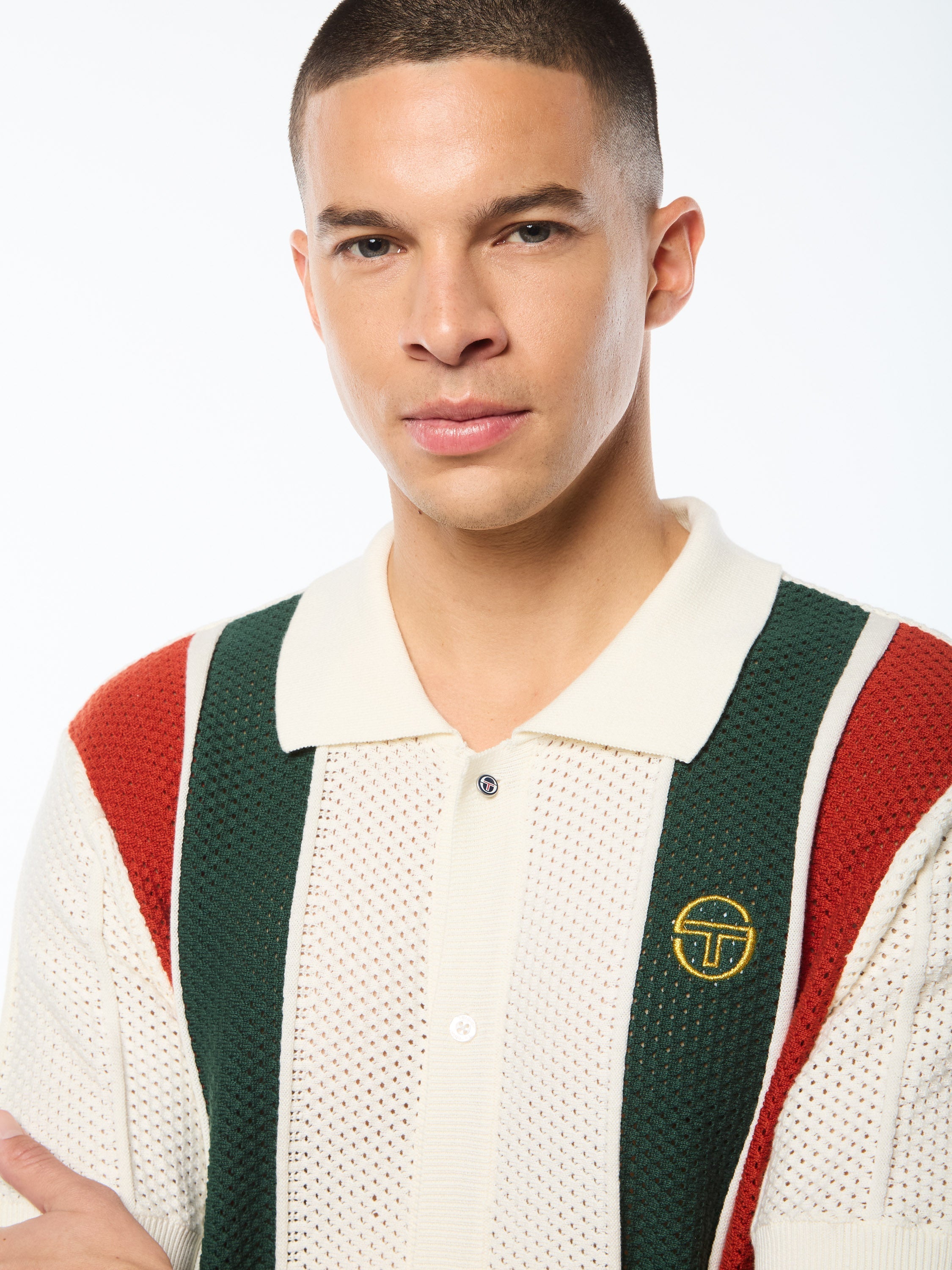 Montell Knit Polo-Gardenia